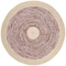 Safavieh 5 x 5 ft. Cape Cod Collection Global Round Hand Woven RugRust & Natural CAP210P-5R - alternate 1